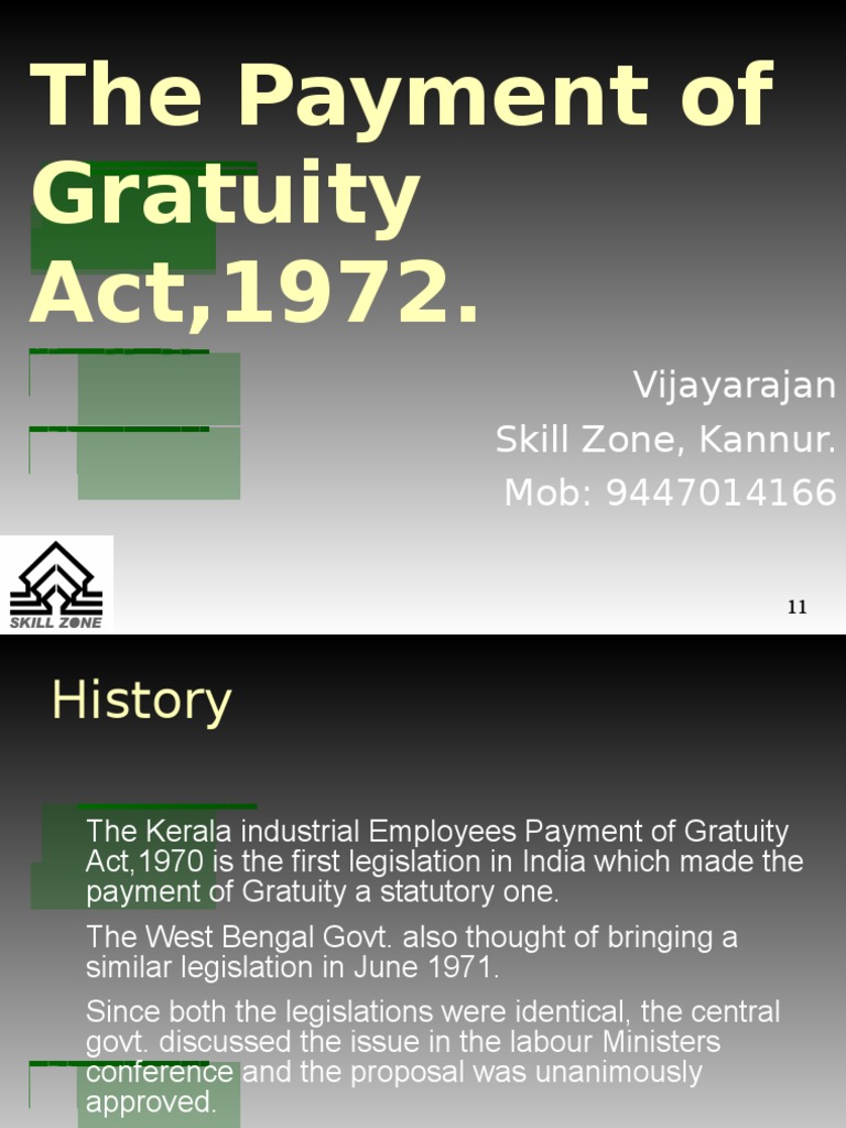 Gratuity Calculation in Kerala | PDF | Wage | Gratuity