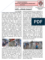 Asignación de Gerencia de Mercadeo DISCULPE ¿Dónde Compró? - 12 04 16