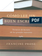 Prose Francine - Como Lee Un Buen Escritor PDF