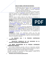 Alcances Generales Sobre La Impugnación Procesal