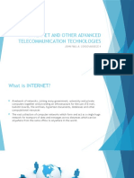 Internet and Other Advanced Telecommunication Technologies