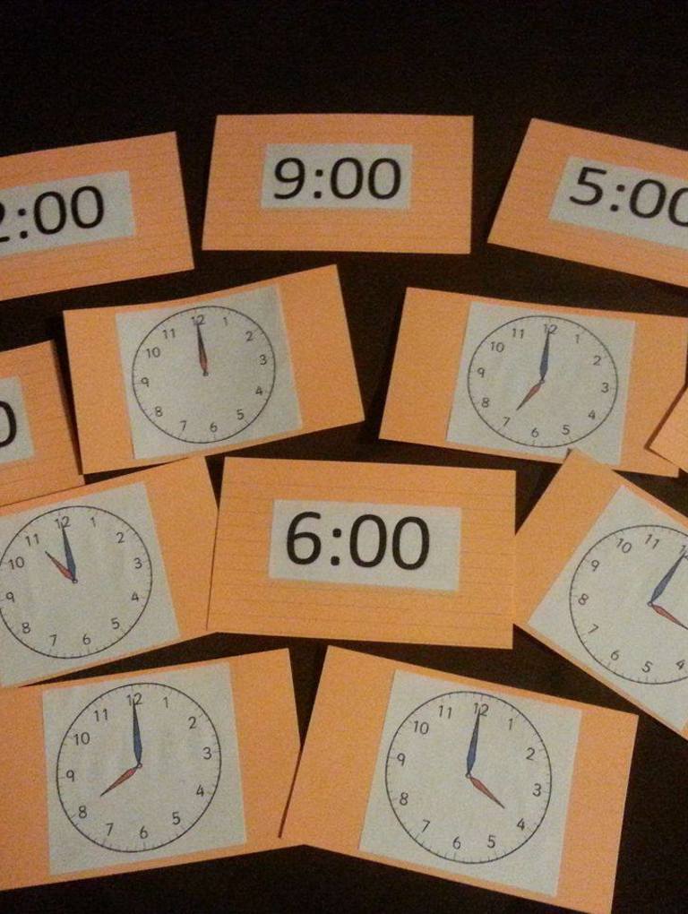 telling-time-flash-cards