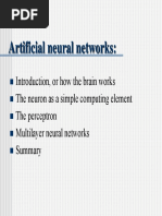 Artificial Neural Networks