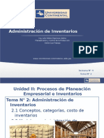 Semana 4 Tema 1, 2 y 3 Administración de Inventarios