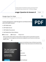 SAP Solution Manager Question & Answers : Google Apps For Work