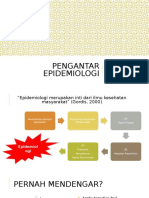 Epidemiologi Week 1 - Pengantar Epidemiologi