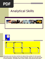 Analytical Skills 1.0 Day 1