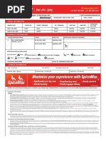 Spicejet Ticket Identity Document Aviation