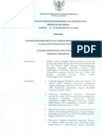 Permen Kominfo RI No. 39 Tahun 2008 tentang Daerah ekonomi Maju dan Daerah Ekonomi Kurang Maju dalam Penyelenggaraan Penyiaran