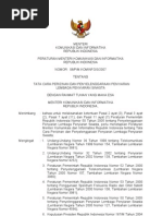 Download Permen Kominfo RI No 8 Tahun 2007 tentang Tata Cara Perizinan dan Penyelenggaraan Penyiaran Lembaga Penyiaran Swasta by Agus Yuniarso SN30832862 doc pdf