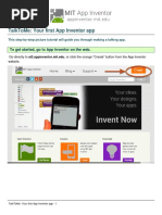 Talktome: Your First App Inventor App: To Get Started, Go To App Inventor On The Web