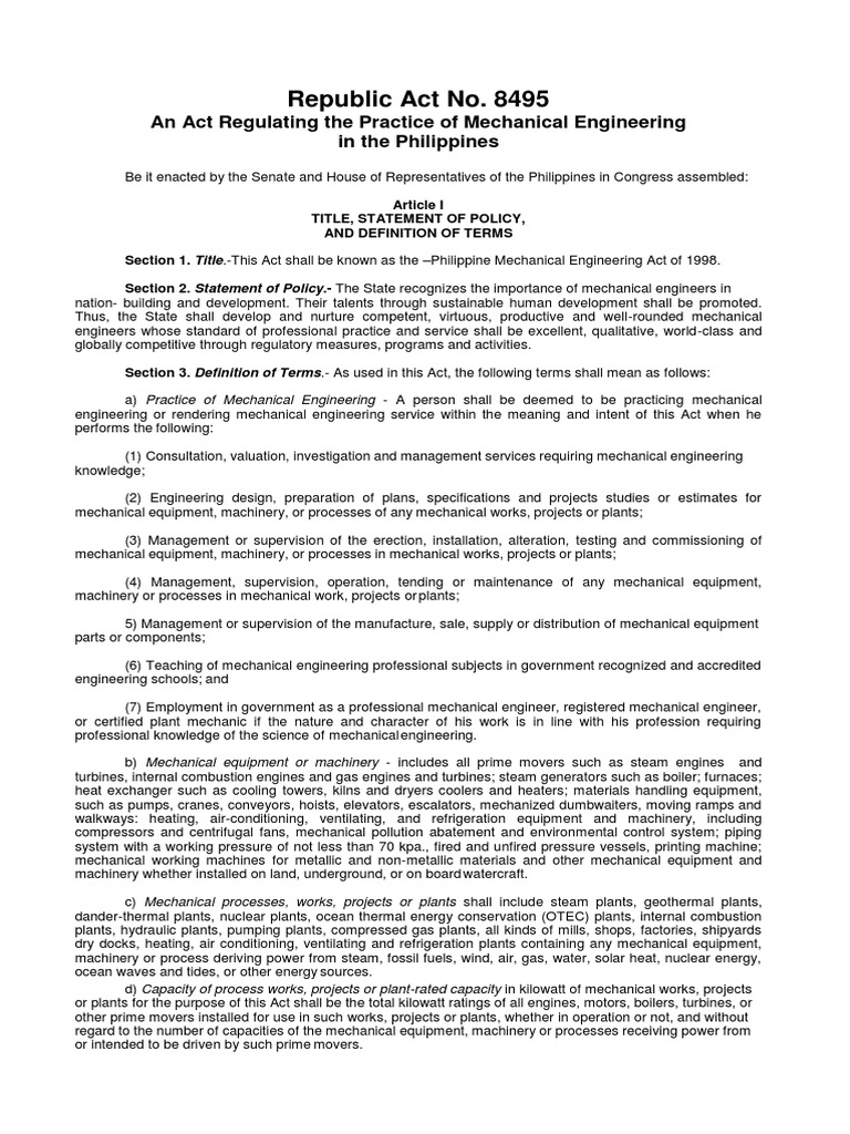 ra-8495-mechanical-engineering-law-pdf-licensure-engineer