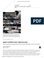 Japan’s Achilles Heel_ Cybersecurity _ the Diplomat
