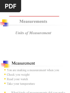 2 Units Of Measurement Accuracy And Precision Fahrenheit