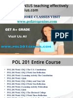 POL 201 GENIUS teaching effectively / pol201genius.com