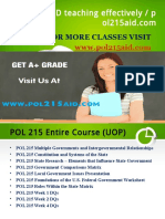 POL 215 AID teaching effectively / pol215aid.com