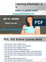 POL 303 AID Teaching Effectively
