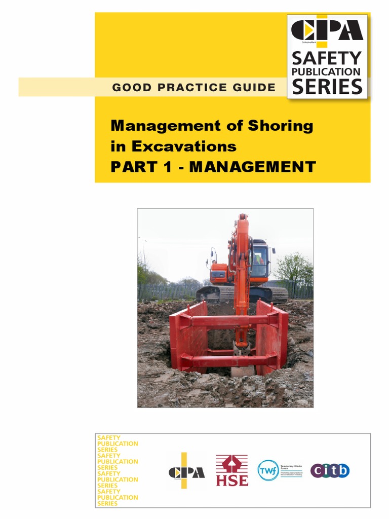 CPA Good Practice Guide Excavation | PDF | Geotechnical Engineering ...