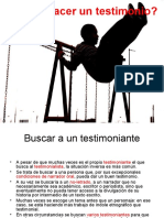 Cómo Hacer Un Testimonio