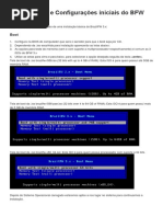 Instalação e Configurações Iniciais Do BFW