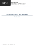 Paragon Recovery Media Builder