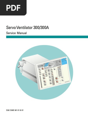 Maquet servo-n service manual