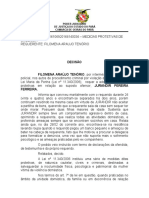 Minuta Decisão Medidas Protetivas FILOMENA TENÓRIO