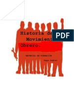 Juárez Pepe. Historia Del Movimiento Obrero. Material de Formación