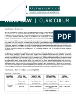 HBKU Law Curriculum