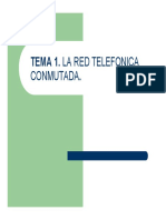 Tema 01. La Red Telefonica Conmutada