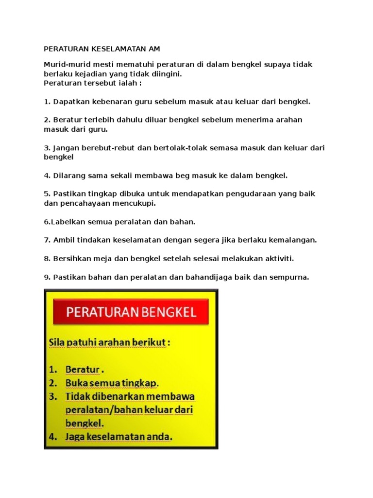 Keselamatan Di Bengkel  PDF