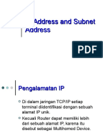 Pertemuan 5 IP Address and Subnet Address