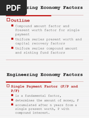 Eng Econ Cash Flow L4 Mme 4272 Compound Interest Interest