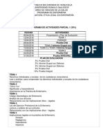 Cronograma y Plan de Evaluación Etica Legal