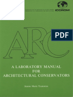 A Laboratory Manual For Architectural Conservators