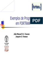 Exemplos de Programas Em Fortran