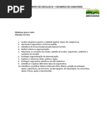 Objetivos 2º Teste