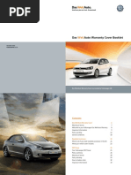 VW Approved Used Cover Booklet