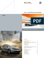 VW Approved Used Cover Booklet