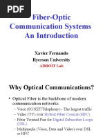 Fiber-Optic Communication Systems An Introduction: Xavier Fernando Ryerson University