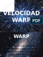 Velocidad Warp