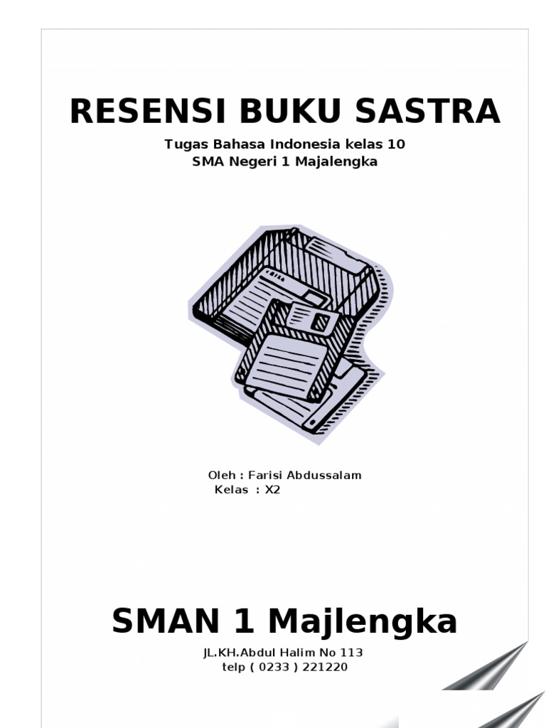 RESENSI BUKU SASTRA