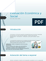 Evaluación Económica y Social