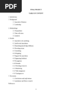 Final Project Table of Content: T.Basahel