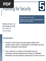 Information Security Chapter 2 Planning For Security