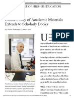 Online Piracy of Academic Materials Extends To Scholarly Books - The Chronicle of Higher Education