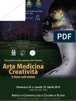 Festival Arte Medicina Creatività - Abbazia Di Chiaravalle 24 e 25 Aprile 2016