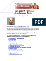 Human Growth Hormone Secretagogue Stack: Special Report: by Gareth Thomas