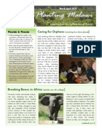 Planting Malawi March-April 2010 Newsletter