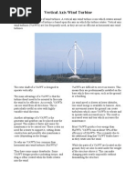 Download Vertical Axis Wind Turbine by globalrevolution SN30842699 doc pdf